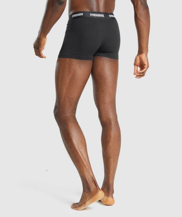 Panske Spodne Pradlo Gymshark Trunk 2pk Čierne | JG7462590